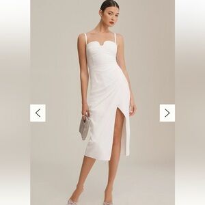 Reformation Alfred Dress White NWT size 8